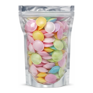 GRO VITS - Flying Saucers Sweets 100g – Retro Assorted Pick and Mix Candy – Classic UFO Sherbet Sweets for Parties, Gifts, Sharing, Party Bags and Treats – Fun Colourful Retro Sweet Selection