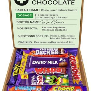 GRO VITS Prescription Chocolate Gift Box – 10 Mini Chocolate Bars