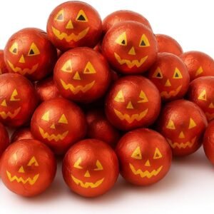 GRO VITS Milk Chocolate Pumpkins – 30 Foil Wrapped Chocolates