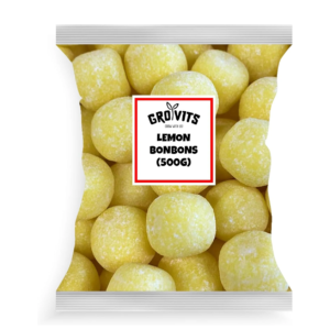 GROVITS Lemon Bonbons Sweets – 500g Bag
