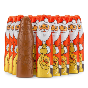 GROVITS Milk Chocolate Santa Figures – 30 Pack, 375g