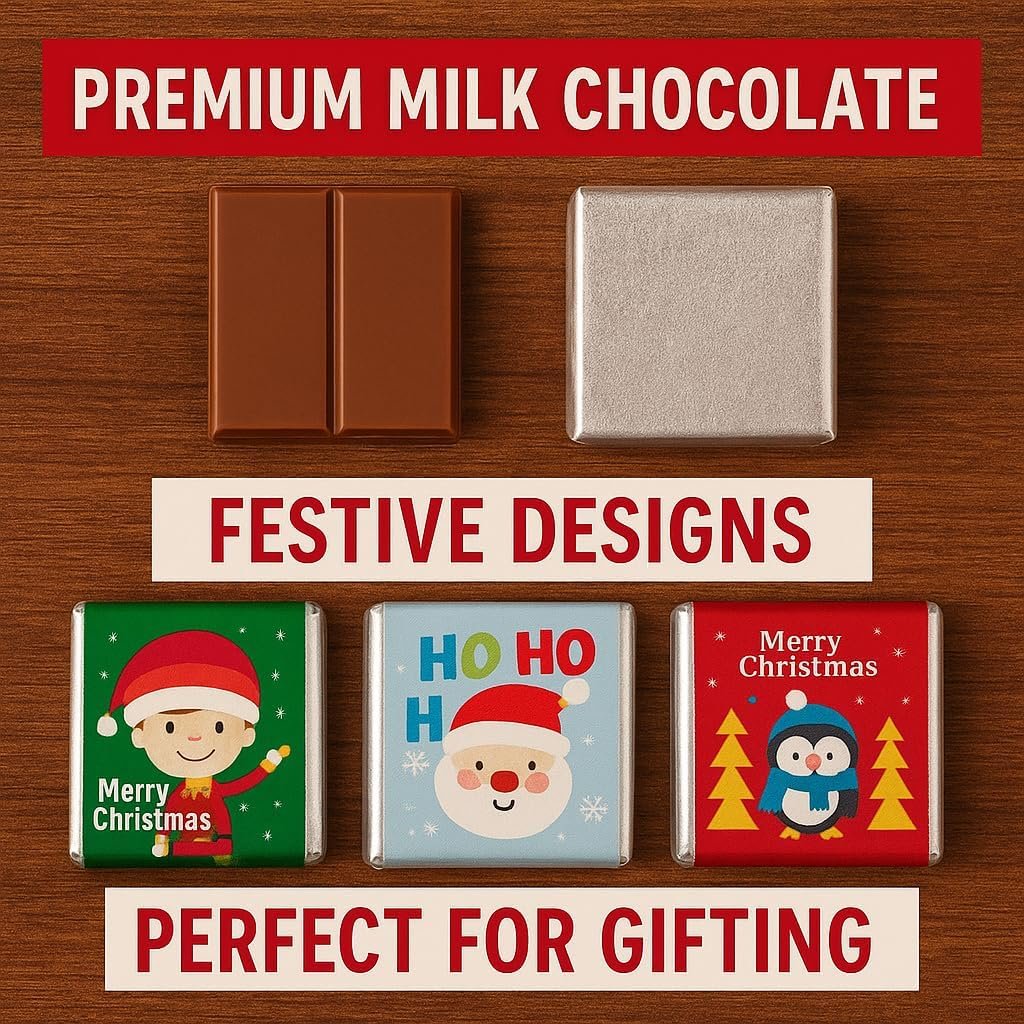 GRO VITS Christmas Milk Chocolate Neapolitans – 30 Pack - Image 4