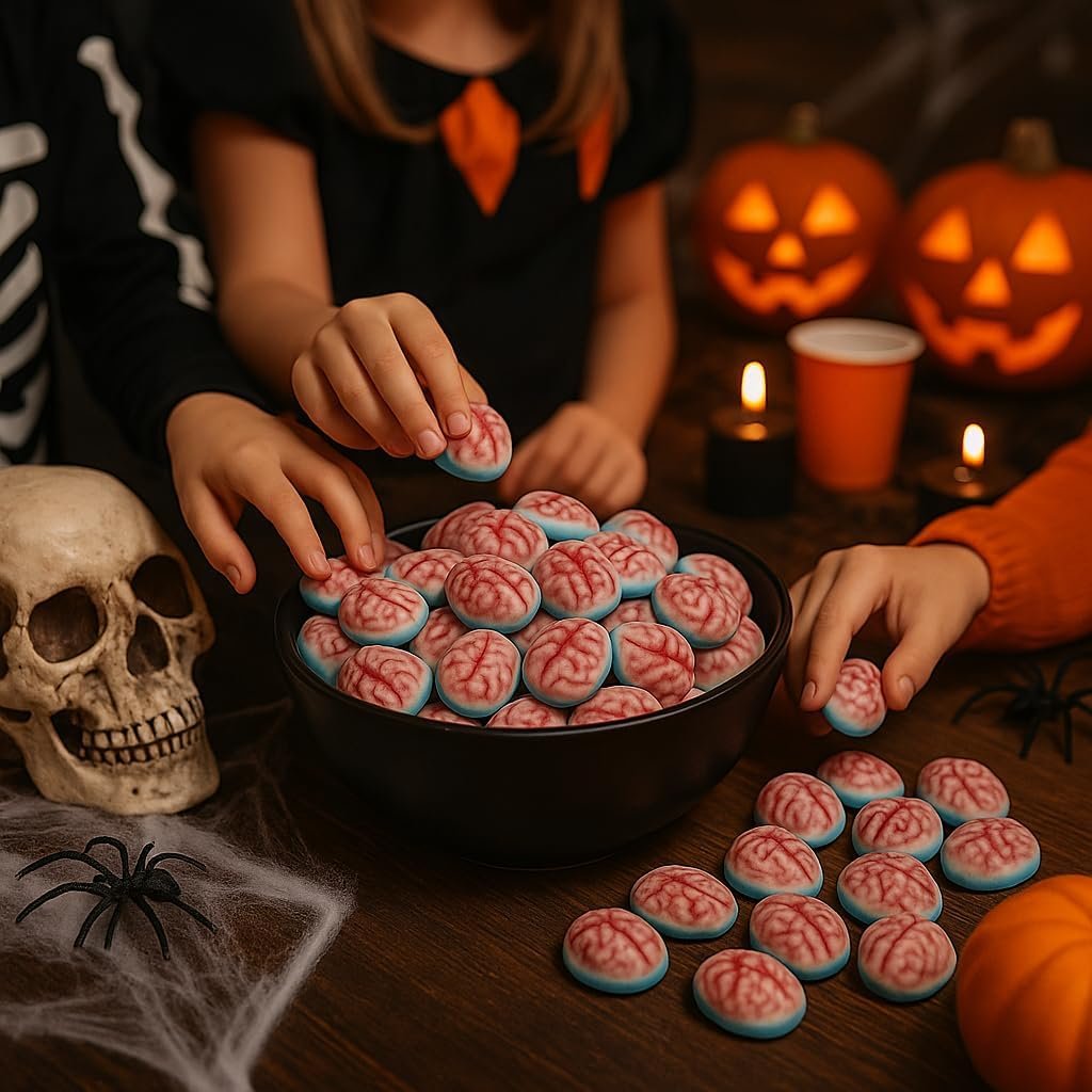 GRO VITS Halloween Jelly Brains Sweets – 500g Bag - Image 4
