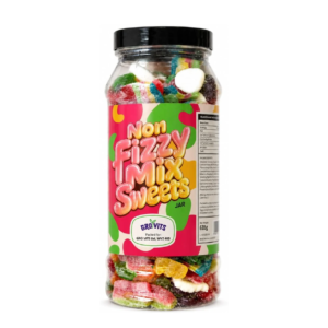 GROVITS Non-Fizzy Pick & Mix Sweet Jar – 635g