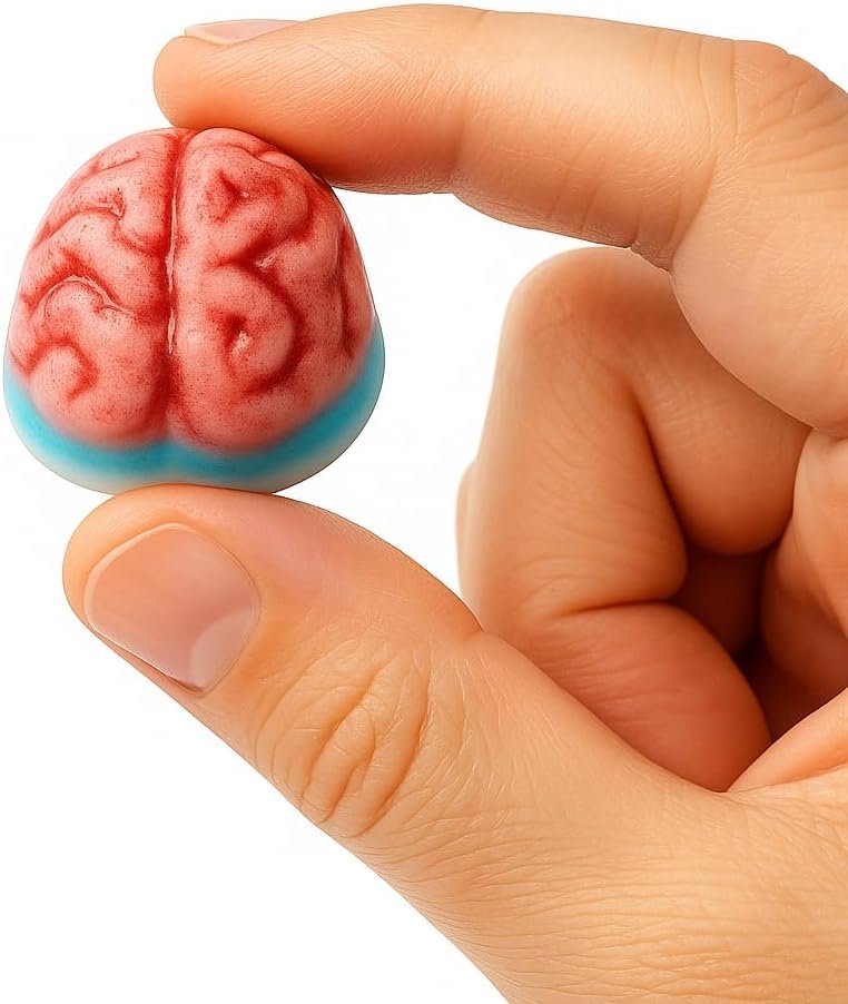 GRO VITS Halloween Jelly Brains Sweets – 500g Bag - Image 5