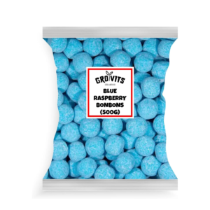 GROVITS Blue Raspberry Bonbons Sweets – 500g Bag