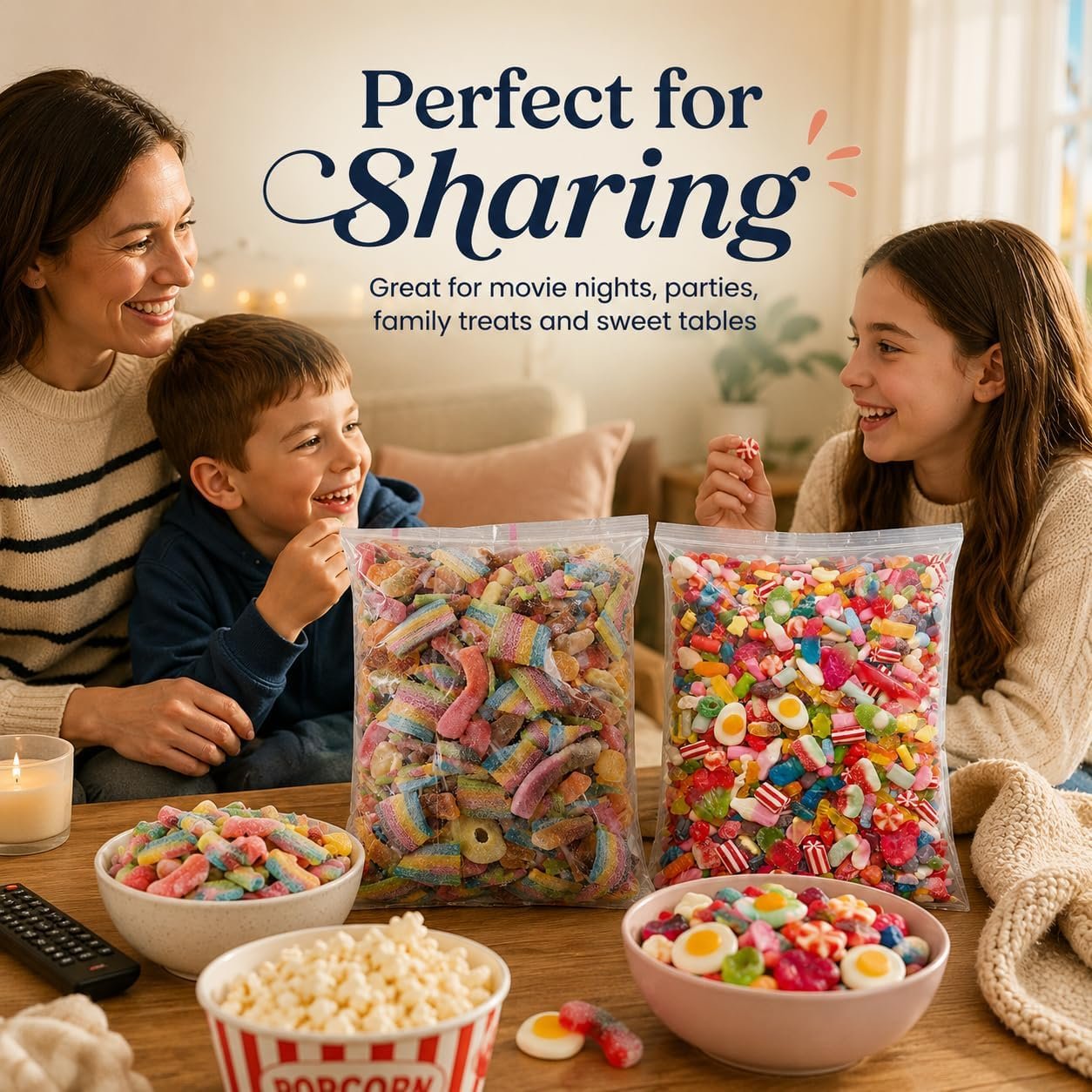GRO VITS Pick & Mix Sweets Bundle – 2 x 800g Fizzy & Non-Fizzy Jelly Candy Pouches - Image 5