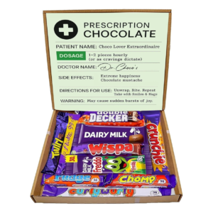 GROVITS Prescription Chocolate Gift Box – 10 Mini Chocolate Bars