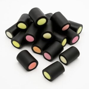 GRO VITS Liquorice Cream Rock Pieces – 1kg Bag