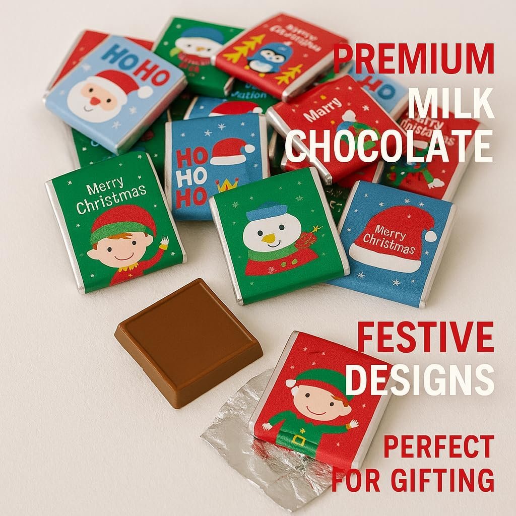 GRO VITS Christmas Milk Chocolate Neapolitans – 30 Pack - Image 6