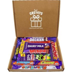 GRO VITS Chocolate Gift Box – 10 Mini Chocolate Bars