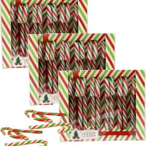 GRO VITS Christmas Candy Canes – 3 x 12 Pack (432g)