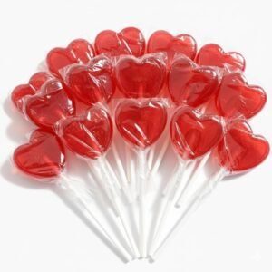 GRO VITS Heart Shaped Lollipops – 30 Pack