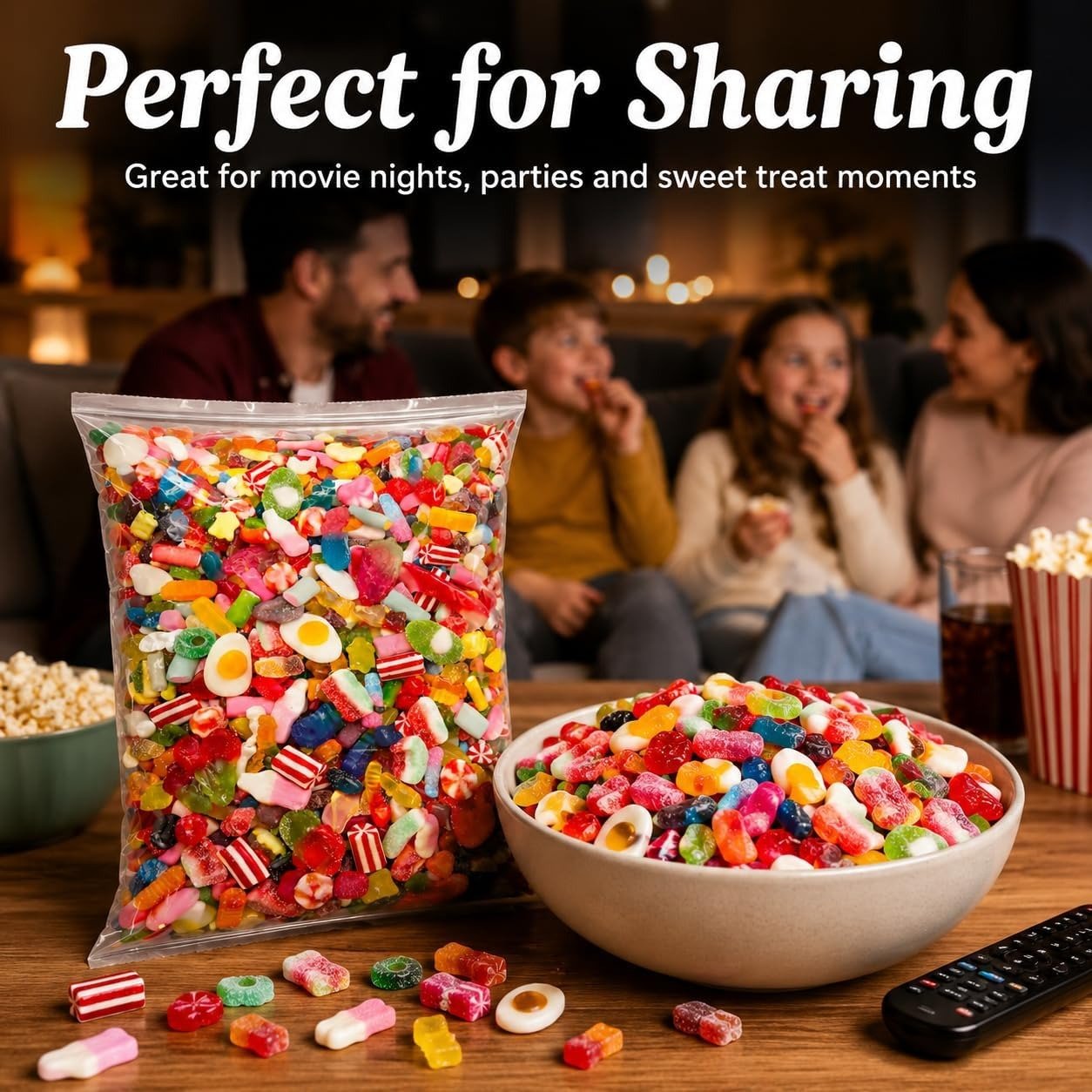 GRO VITS Pick & Mix Jelly Sweets – 500g Retro Gummy Candy Pouch - Image 8