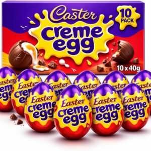 GRO VITS Milk Chocolate Creme Eggs – 10 Pack (40g Each)