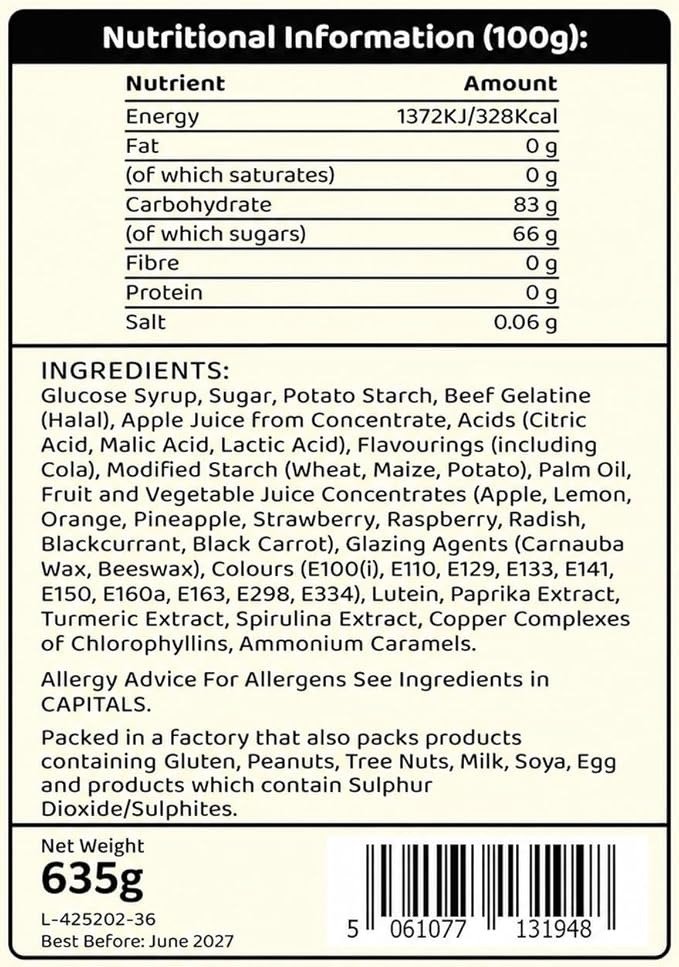 GRO VITS World's Best Dad Sweet Jar – 635g - Image 2