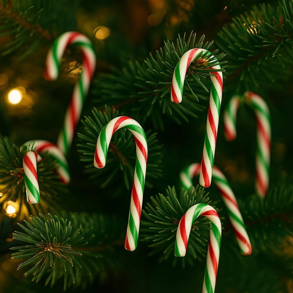 GRO VITS Mini Peppermint Candy Canes – 250 Pack Tub - Image 5