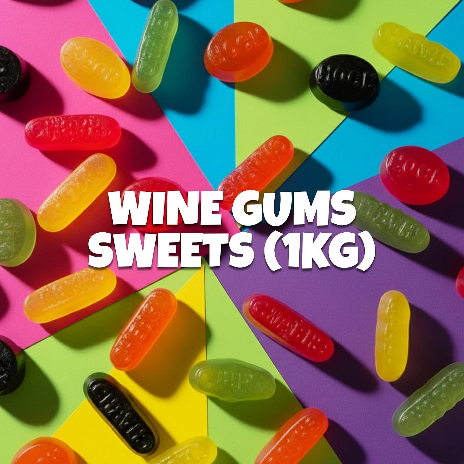 GRO VITS Wine Gums Sweets – 500g Bag - Image 2