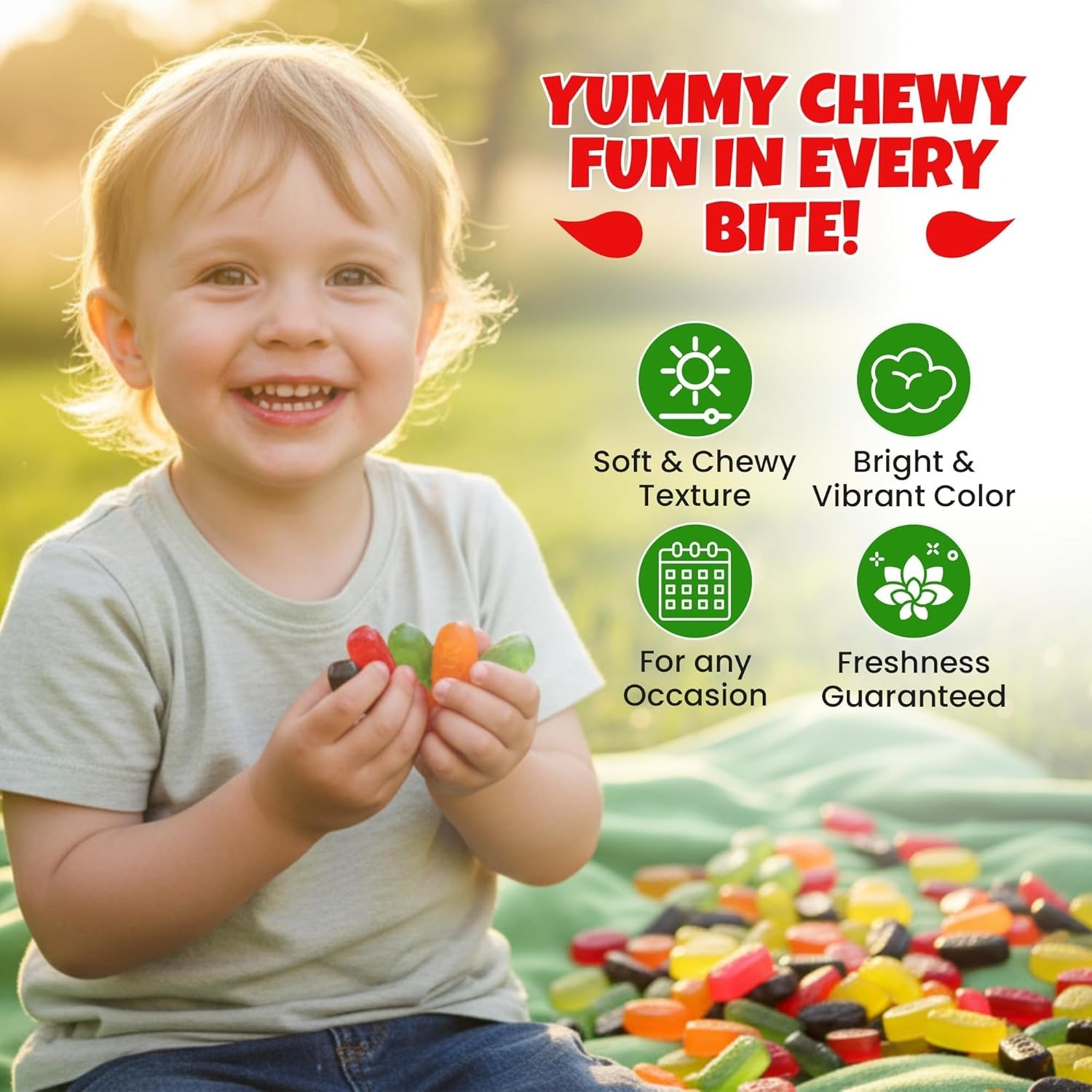 GRO VITS Wine Gums Sweets – 500g Bag - Image 4