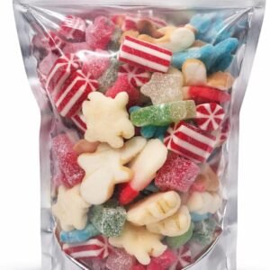 GRO VITS Christmas Pick & Mix Sweets – 500g Festive Gummy Candy Pouch