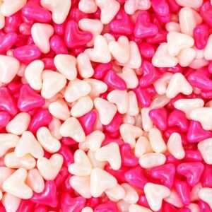 GRO VITS Valentine Jelly Beans Love Hearts – 500g Bag