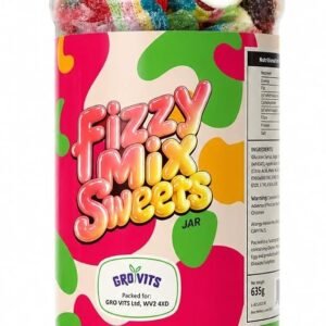 GRO VITS Fizzy Pick & Mix Sweet Jar – 635g